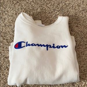 long sleeve champion sweatshirt